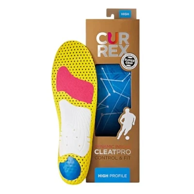 Image de CURREX semelle intérieure CleatPro Votre nouvelle dimension dans le football. Une performante et dynamique pour football ou les chaussures à crampons.