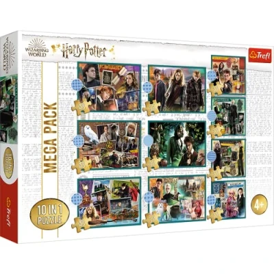 Image de Trefl 1, 10, 20 à 48 Eléments Puzzle avec Les Héros du Film, Différents Niveaux de Difficulté, Divertissement, pour Enfants partir 4 Ans, 90392, Harry Potter dans Le Monde
