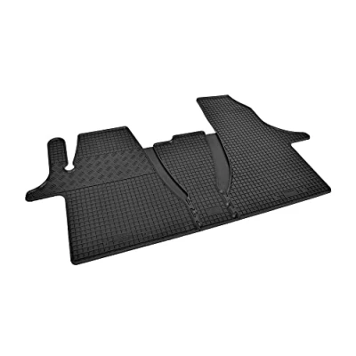 Image de Tapis de sol en caoutchouc sur mesure pour VW T6.1 Transporter/Caravelle/Multivan à partir 2019 2/3 sièges
