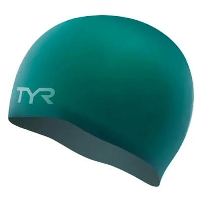 Image de Stealth X Bonnet de bain en silicone sans plis pour adulte Bleu sarcelle Taille unique