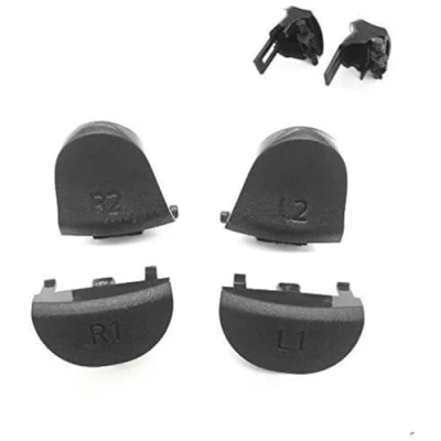Image de GGZone Bouton de déclenchement L1 R1 L2 R2 avec ressort pour manette PS4 Pro JDS 040 JDM (comprend ressorts, remplacement boutons endommagés)