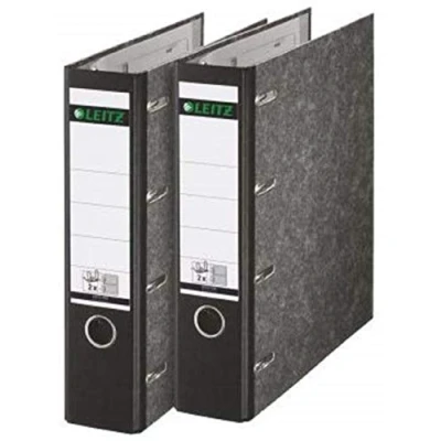 Image de Leitz 310320000 Classeur double Format A5 Noir Lot de 2 (Import Allemagne)