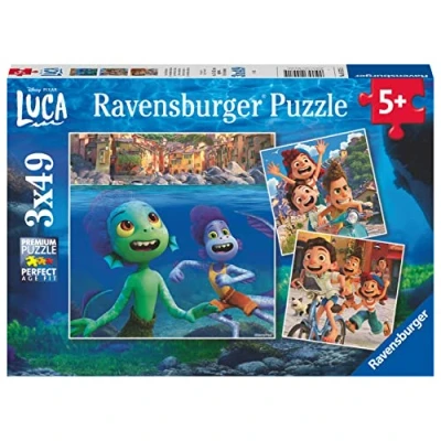 Image de Ravensburger, Luca, 05571 5 Puzzle pour Enfants, âge recommandé +, Multicolore, 3 x 49 pièces Ans, 5571