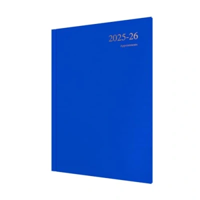 Image de Collins Essentials ESSA43M.60 2526 Agenda semainier de rendez vous 12 mois avec couverture rigide Bleu Format A4