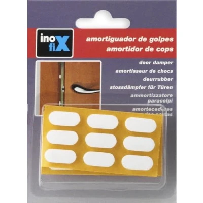 Image de null Amortisseurs de chocs adhésifs blanc x18 INOFIX