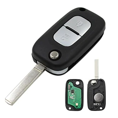 Image de Lakamodo Clé électronique Vierge à Programmer pour Renault Clio 3 Kangoo Master Modus Trafic Twingo Wind Megane