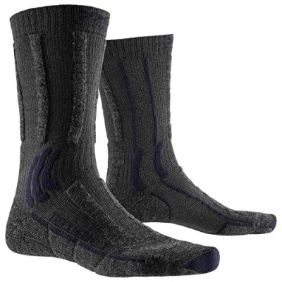 Image de X Socks Trek Merino Light Chaussette Mixte Adulte, Rouge (Dark Ruby), M (Taille Fabricant : 39 41)