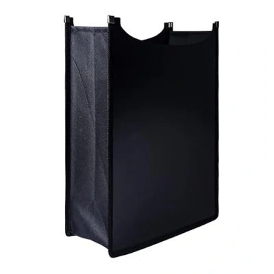 Image de D.RECT Boîte à Cahiers A4 pour Cartable, Ouverte sur le Dessus Enfants en Plastique D&#039;école, Livres et Documents Dossier Solide Sac Dos, Noir