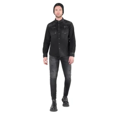Image de Le Temps Des Cerises Juanito Chemise, Homme, Taille: Medium, black