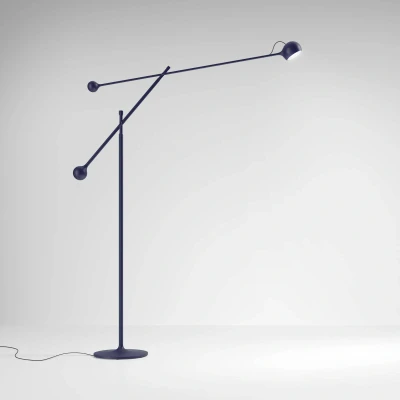 Image de Artemide Ixa lampadaire LED réglable bleu