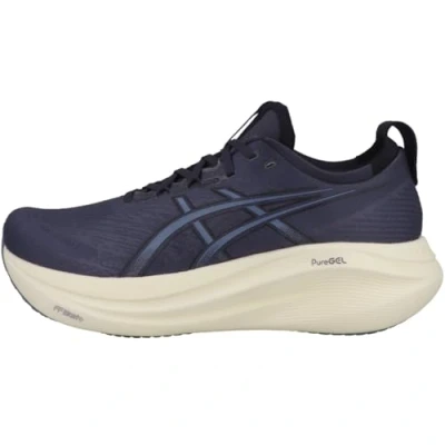 Image de Asics Gelnimbus 27 Chaussures de running sur route, Homme, Taille: 42.5, Indigo fog/denim blue Matière synthétique