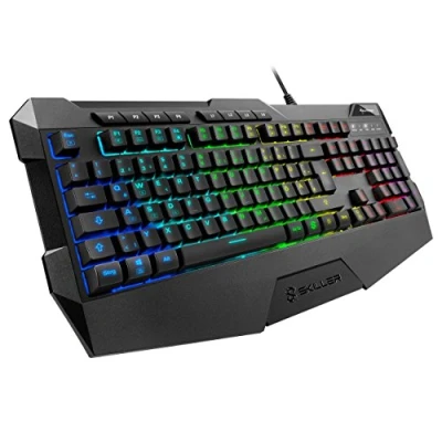 Image de Sharkoon SKILLER SGK4 Clavier USB QWERTZ Allemand Noir