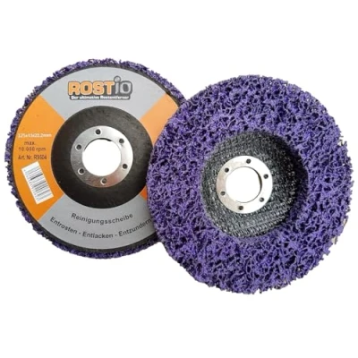 Image de Lot de 5 disques Rostio CSD Pour une meuleuse d&#039;angle Violets 125 mm Flexibles