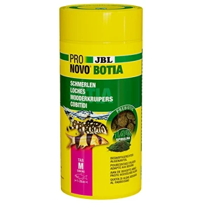 Image de JBL PRONOVO BOTIA TAB, Aliment de Base pour Loches 1 20 cm, Comprimés Alimentaires Poissons, taille M, 1L
