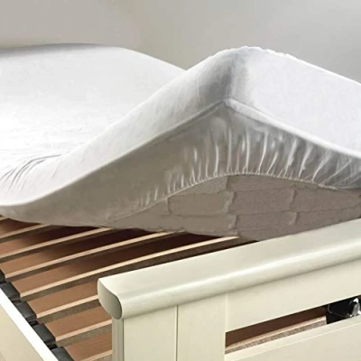 Image de douceur d&#039;intérieur, Protège Matelas (160 x 200 cm) Molly Aa 30 Blanc, Molleton Anti Acarien