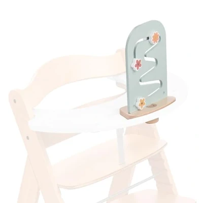 Image de hauck Jouet Bebe Labyrinthe Play Planting S Compatible avec Plateau de Jeu Tray pour Chaise Haute Bébé Evolutive Alpha+, Beta+ ou Arketa, Dès 8 Mois, Coordination Œil Main, Fleurs