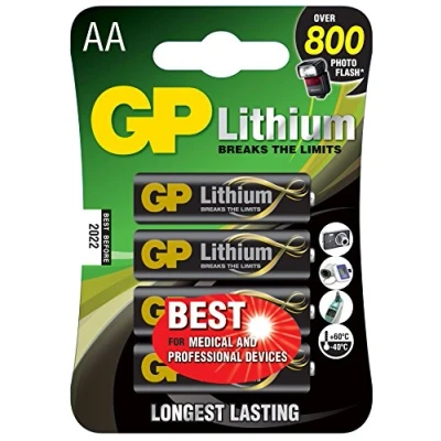 Image de GP Lithium 15LF 2U4 Pile pour Appareil Photo Noir