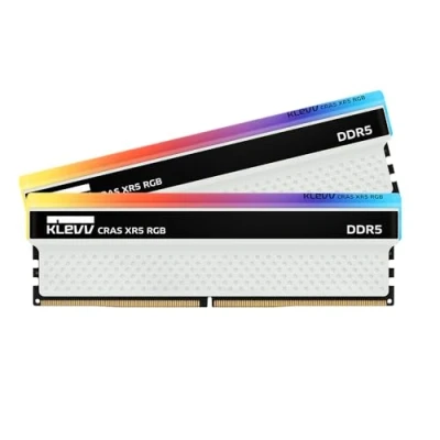 Image de KLEVV CRAS XR5 RGB kit 32Go (16Go x2) 7200MT/s Mémoire Gaming DDR5 RAM XMP 3.0 Haute Performance Overclocking