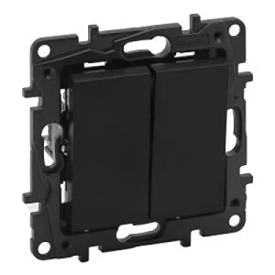 Image de Niloe Step Interrupteur double pour escalier Noir