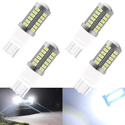 Image de KaiDengZhe Blanc T20 7440 7440NA 7441 992 5630 33SMD Ampoules LED Canbus 900LM Super Eclairage de Recul Feu Stationnement Frein Antibrouillard Arrière Position 12 30V 3.6W(4 pièces)