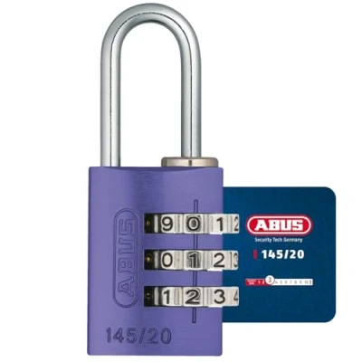 Image de ABUS Cadenas codée en aluminium lila 145 20
