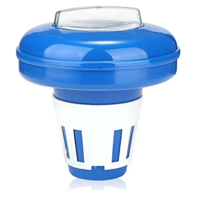 Image de com four® Flotteur doseur pour la Piscine Distributeur de Produits Chimiques pastilles Chlore ou Brome Distribution dosée d&#039;additifs