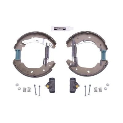 Image de HELLA Shoe Kit Pro 8DB 355 005 081 de freins, freins à tambours avec cylindre roue, élément d&#039;ajustage FORD: Transit Mk5 Van