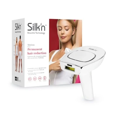 Image de Silk&#039;n Appareil d&#039;épilation I Motion Épilateur lumière à pulsée avec 350.000 flashs lumineux et 3 capteurs couleur HPL