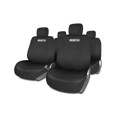 Image de SPARCO SPS402BK Couverture de siège noir Tissu en polyester