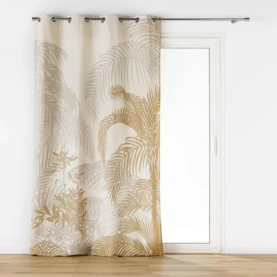 Image de douceur d&#039;intérieur, Rideau à Oeillets (140 x 260 cm) Baobab, Coton/Polyester Imprimé