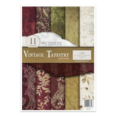 Image de ITD Collection Papier de Riz, Vintage Tapestry, 29,7 x 21 cm