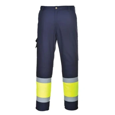 Image de Portwest Pantalon combat Hi Vis Bicolore, Couleur: Jaune/Marine, Taille: L, E049YNRL