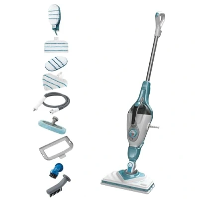 Image de Black + Decker BHSM166DSM QS Balai vapeur 2 en 1 1600 W avec tête delta