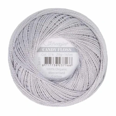 Image de Scheepjes Candy Floss 074 Mercury (165m) Organique Mercerisé Coton Fil 1x20g