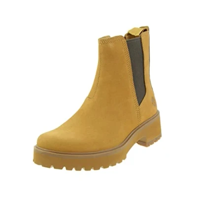 Image de Timberland Femme Carnaby Cool Basic Bottine Chelsea, Jaune Blé, 38.5 EU