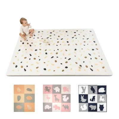 Image de Hakuna Matte Grand Tapis Puzzle pour bébé 1,8x1,2m 6 Panneaux XXL 60x60cm avec Motifs confettis de Jeu 20% Plus épais dans Un Emballage Recyclable d&#039;éveil Non Toxique et sans Odeur