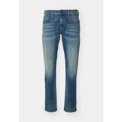 Image de REPLAY Herren Jeans Anbass Slim Fit Hyperflex mit Stretch, Bleu (Medium Blue 009 5), 36W / 34L