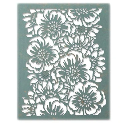 Image de Sizzix Matrice de découpe Thinlits 664418 Bouquet Tim Holtz, Papier Plastique, Multicolore, Taille unique