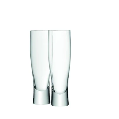 Image de LSA BR23 Lot de 2 verres à bière Bar, 550 ml, transparents