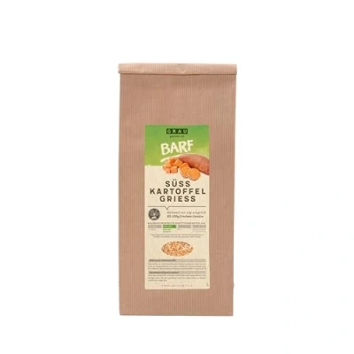 Image de GRAU L’original Légumes Séchés Pour Menus BARF Chiens, Semoule De Patates Douces, Lot 1 (1 x 500 g), Complément Alimentaire Chiens