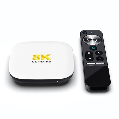 Image de Boîtier TV Android 13.0, H96 Max M2 4 Go de RAM 64 ROM RK3528 Quad Core WiFi6 2,4 G/5,8 G Ethernet 1000 M BT5.0 8K HDR10+ Ultra HD USB 3.0 Contrôle vocal Lecteur intelligent