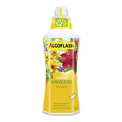 Image de ALGOFLASH Engrais Universel Toutes Plantes, Bouchon Doseur Inclus, 750 ml, ALISOL750N