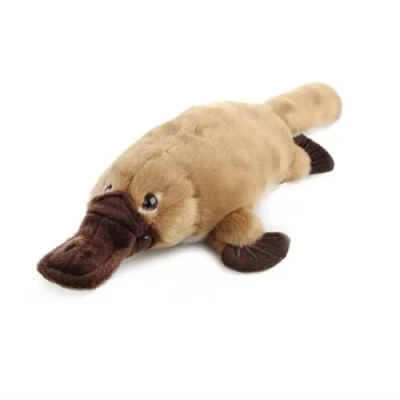 Image de lilizzhoumax Jouets en Peluche ornithorynque 35cm/14 Simulation Jouet Poupée Réaliste Animaux Sauvages Cadeau pour Les Amis et Enfants