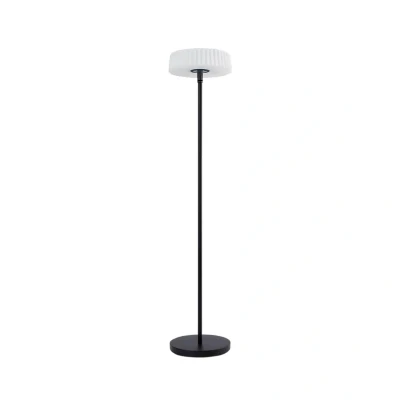 Image de Lindby Lampe sur pied LED Samine, noir, métal, intensité variable