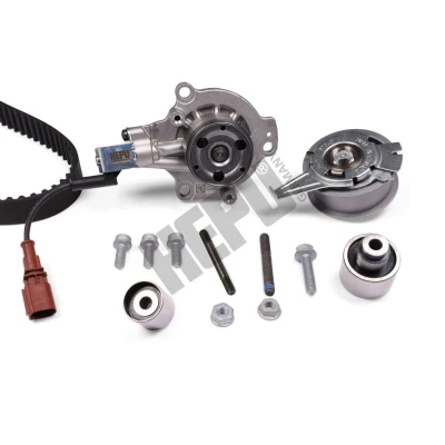 Image de HEPU PK06692 Pompe à eau + Kit De Distribution commutable, avec vis/boulons 145 VOLKSWAGEN: Golf 7, Sportsvan, 7 Variant
