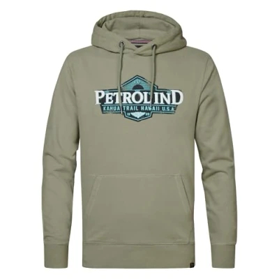 Image de Petrol Industries Sweat à Capuche pour Homme, Vert (Sage Green)