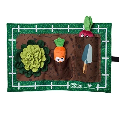 Image de Outward Hound Nina Ottosson de Activity Matz Garden Game Tapis d&#039;activité/Puzzle pour Chien en Peluche thème Jardin