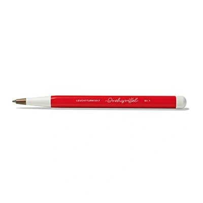 Image de LEUCHTTURM1917 362455 Drehgriffel Nr. 1, Rouge Stylo à bille avec encre bleue