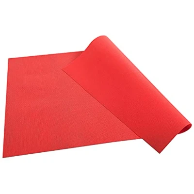 Image de Pro Nappe Réf. S340109I Set de table non tissé spunbond Tissu indéchirable, déperlant et essuyable Format 30X40 Couleur rouge Fabriqué En France barquette 100 sets