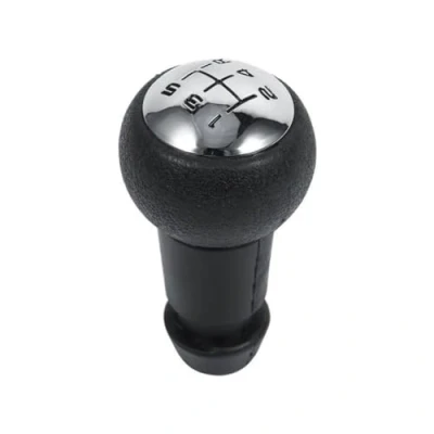 Image de Pommeau de Levier Vitesse Manuel 5 Vitesses pour Citroën C2, C3, C4, Berlingo, Peugeot 206, 308, 5008, Partner Accessoire remplacement élégant et pratique, compatible avec plusieurs modèles